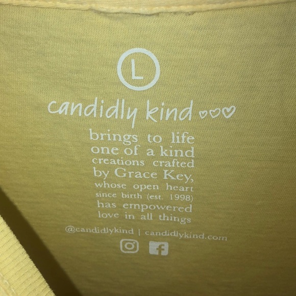 Yellow Sunshine &Blue Skies short sleeve shirt - Picture 3 of 4